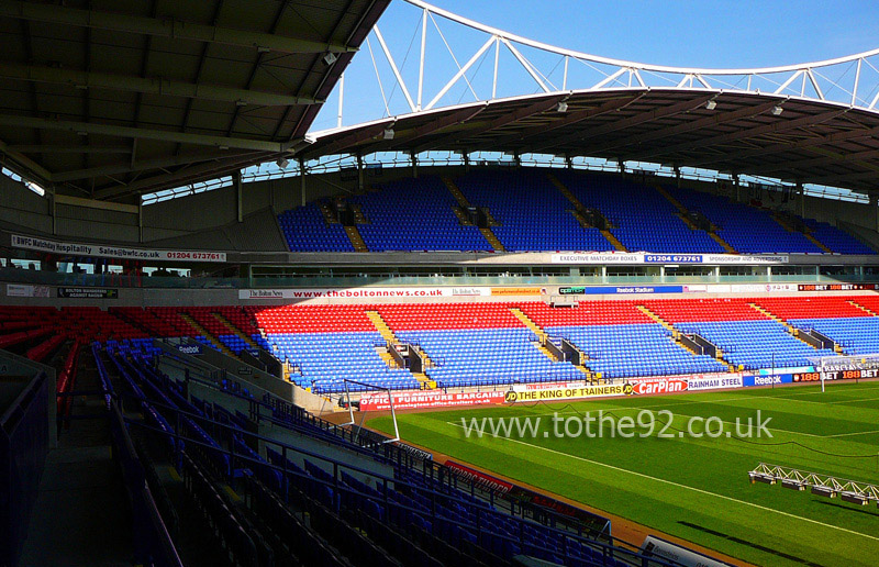 bolton wanderers reebok stadium seating plan