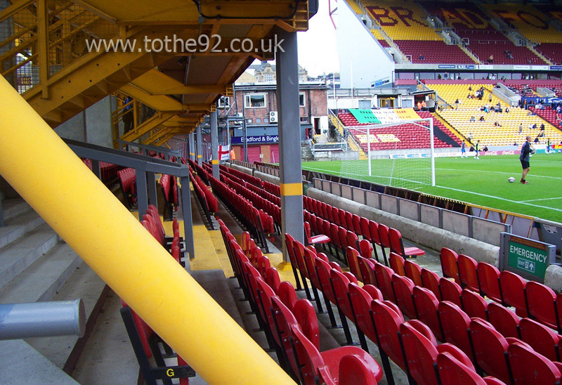 Across to Co-Operative Main Stand, Northern Commercials Stadium, Bradford City AFC