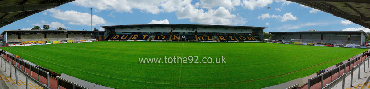 Pirelli Stadium Panoramic, Burton Albion FC