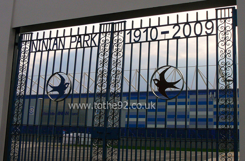 Ninian Park Gates, Cardiff City Stadium, Cardiff City FC