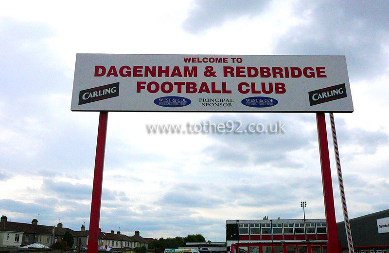 Entry Way, Victoria Road, Dagenham and Redbridge FC
