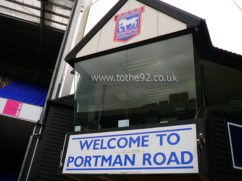 Welcome, Portman Road, Ipswich Town FC