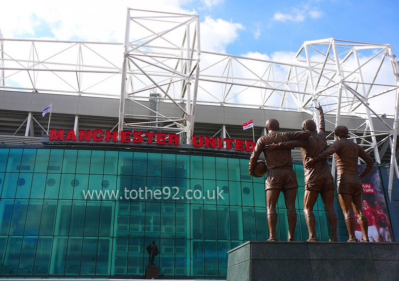 Exterior and Law, Charlton, Best Statue, Old Trafford, Manchester United FC