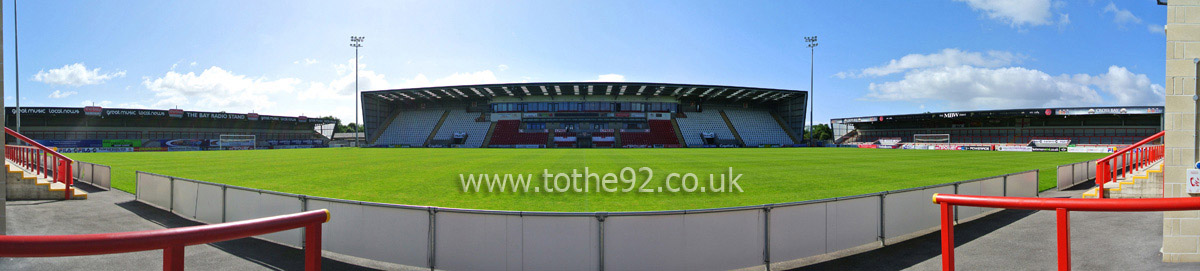 Globe Arena Panoramic, Morecambe FC