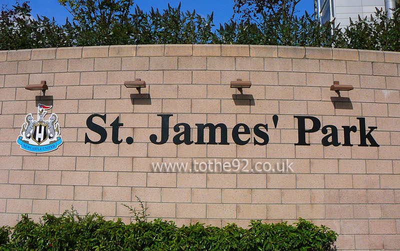Exterior, St James' Park, Newcastle United FC