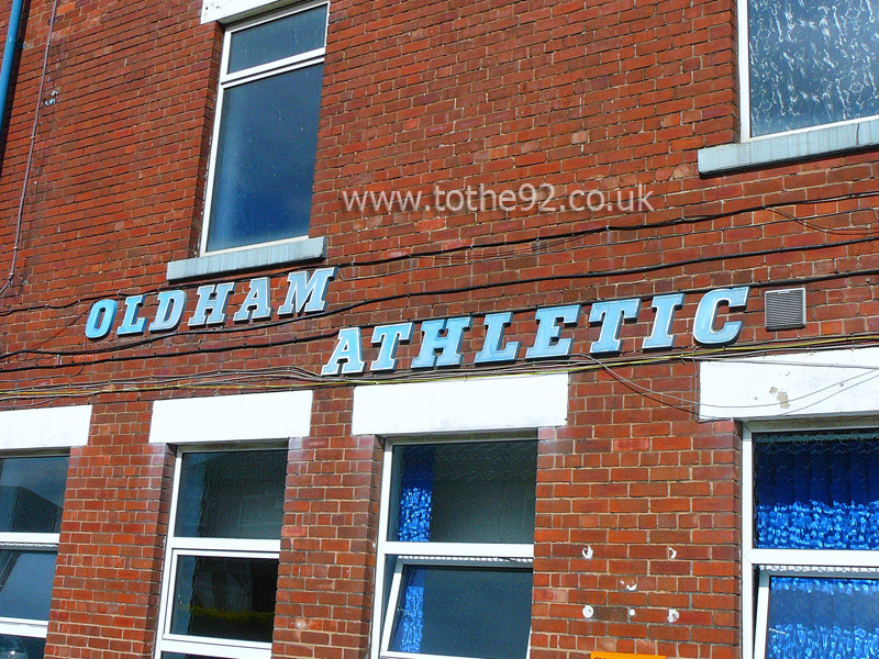 Exterior, SportsDirect.com Park, Oldham Athletic AFC