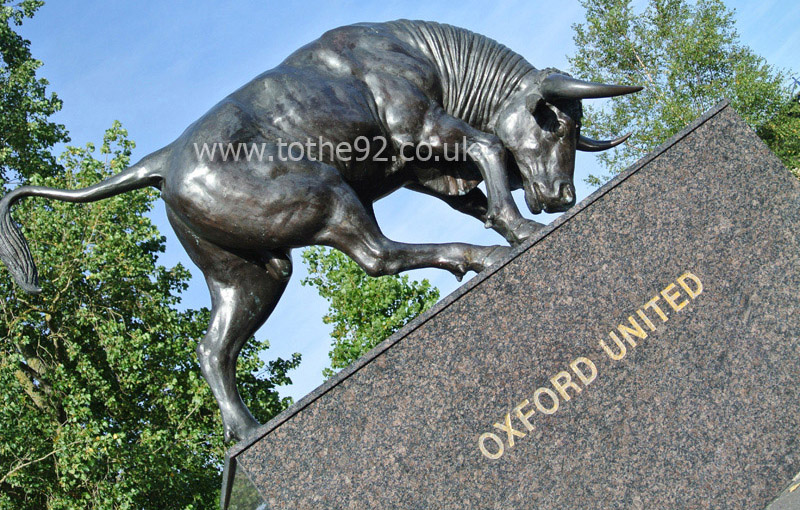 Bull Statue, Kassam Stadium, Oxford United FC
