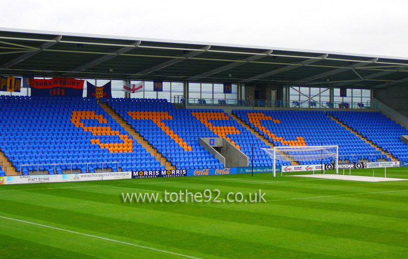 North Stand, Montgomery Waters Meadow, Shrewsbury Town FC