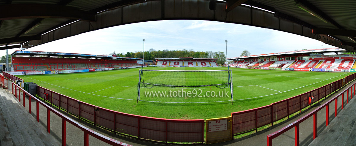 Lamex Stadium Panoramic, Stevenage FC