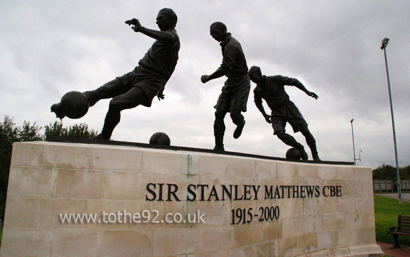 Stanley Matthews Statue, Bet365 Stadium, Stoke City FC
