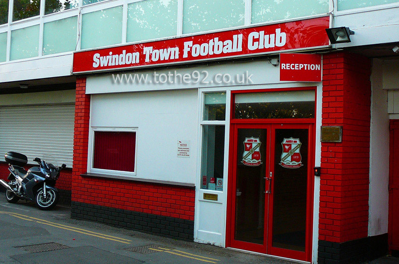 Reception, County Ground, Swindon Town FC