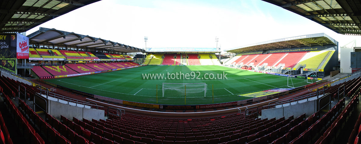 Vicarage Road Panoramic, Watford FC