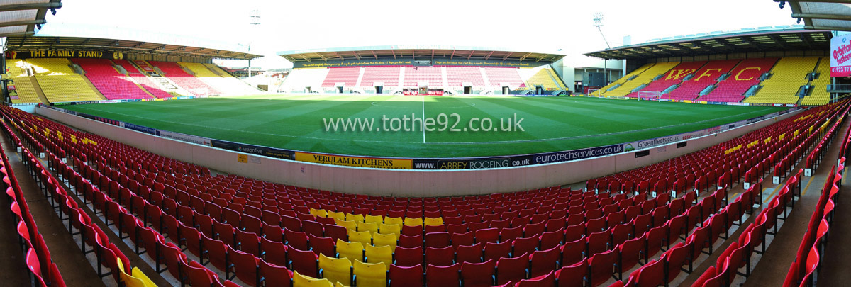 Vicarage Road Panoramic, Watford FC