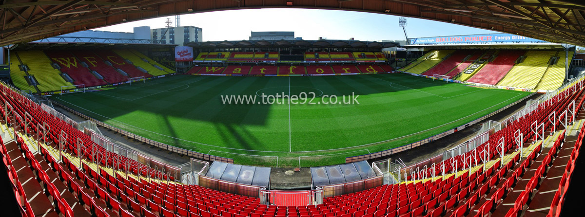 Vicarage Road Panoramic, Watford FC