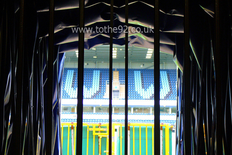 Tunnel, Adams Park, Wycombe Wanderers FC