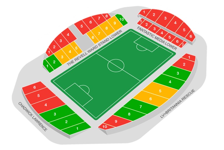 macron stadium concert seating plan