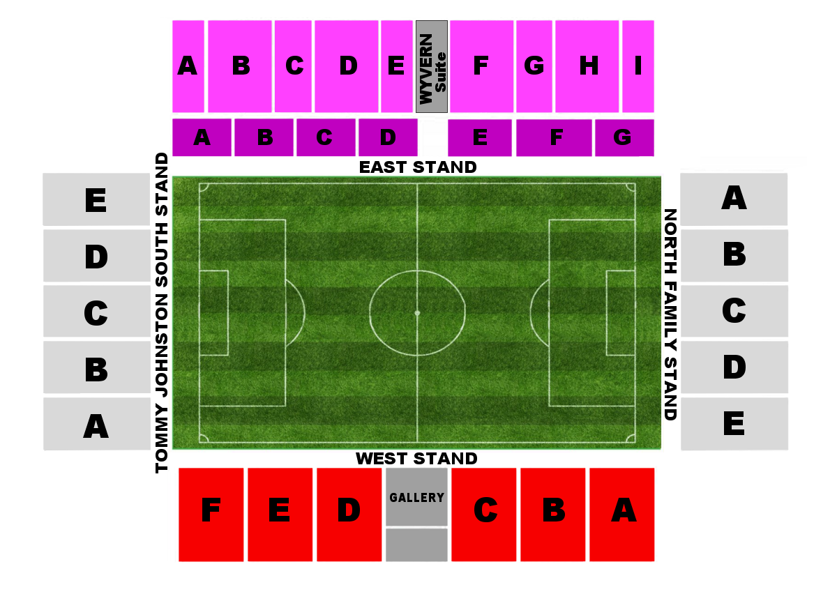 Breyer Group Stadium seating plan