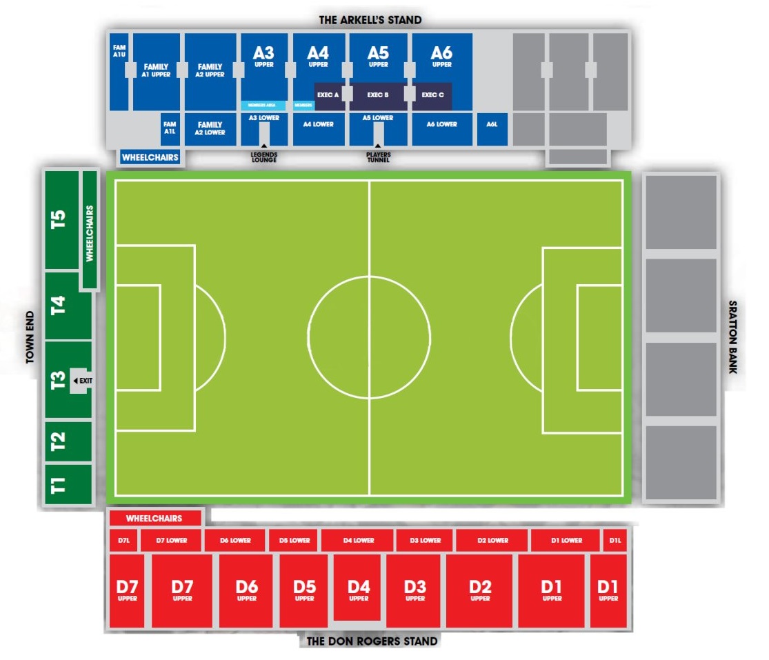 County Ground seating plan