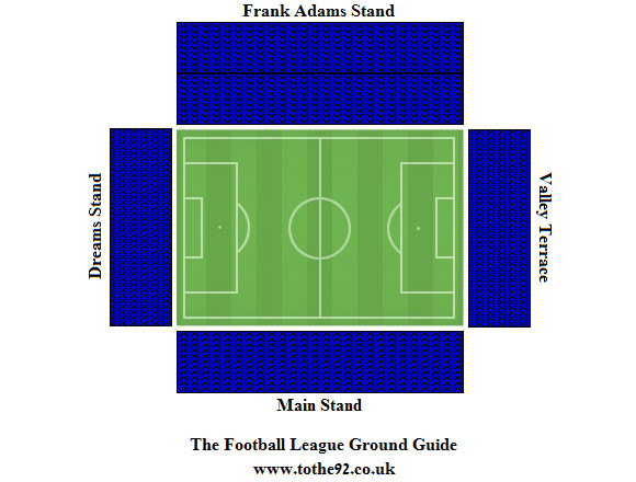 Adams Park seating plan