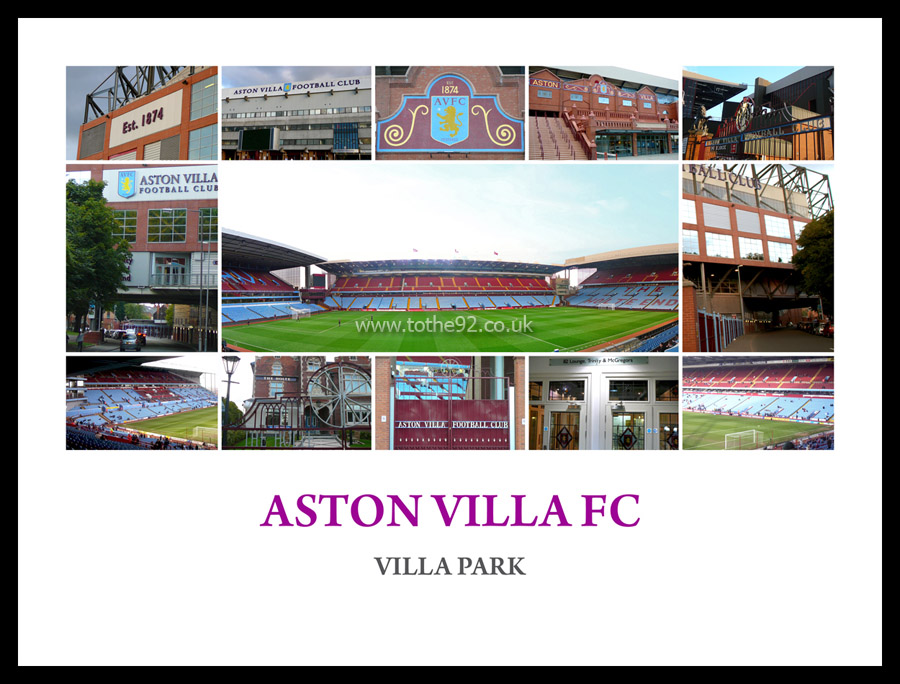 Aston Villa FC Photographic Montage