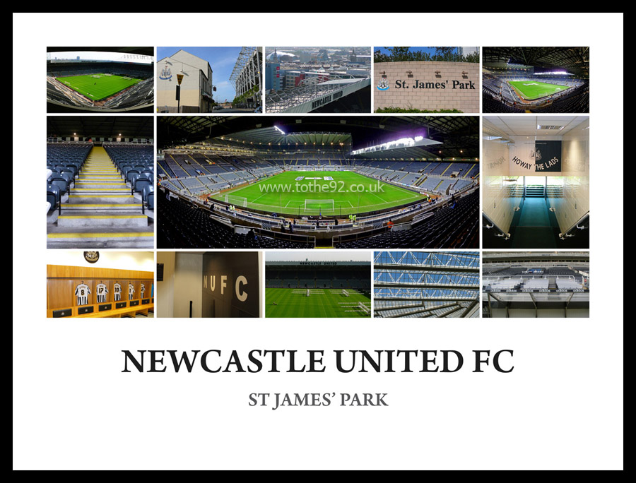 Newcastle United FC Photographic Montage