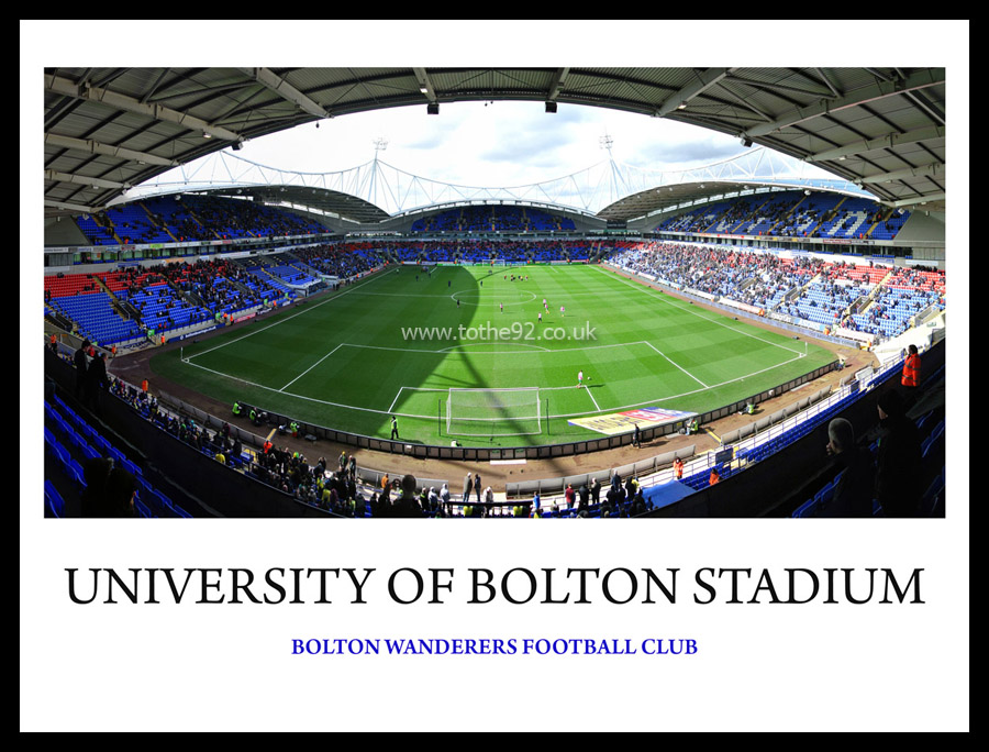 University of Bolton Stadium Panoramic, Bolton Wanderers FC