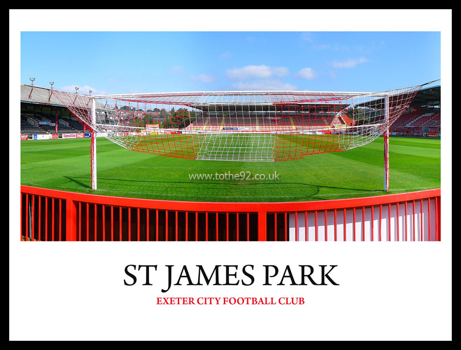 St James Park Panoramic, Exeter City FC