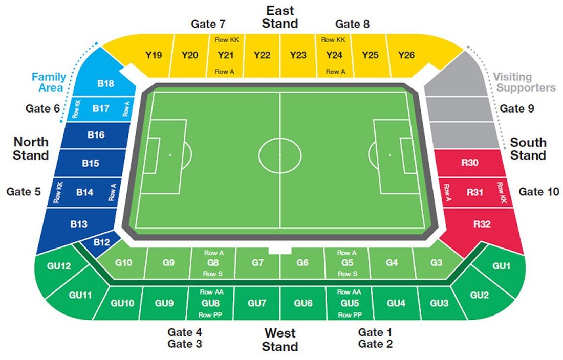 Sheffield United Seating Chart