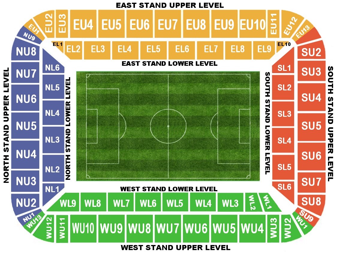 Uk Football Stadium Seating Chart